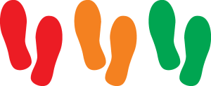 IMPRONTE PIEDI COVID Logo Vector