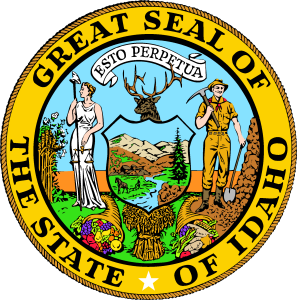 Idaho’s State Seal Logo Vector