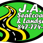 J.A.D. Sealcoating and Landscape Logo Vector