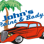 John’s Paint & Body Logo Vector