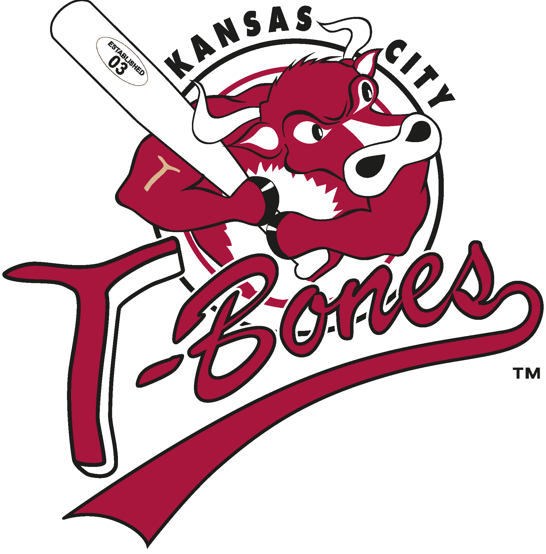 Kansas City T Bones Logo Vector - (.Ai .PNG .SVG .EPS Free Download)