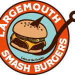 Largemouth Smash Burgers Logo Vector