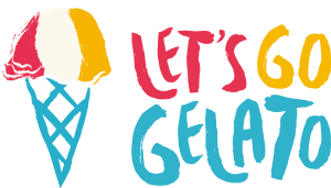 Lets go gelato Logo Vector