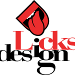 Licks Design Logo Vector