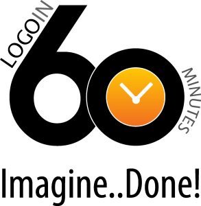 Logo in 60 Minutes Logo Vector