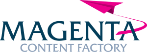 Magenta Content Factory Logo Vector