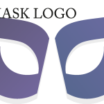 Mask Design Logo Vector