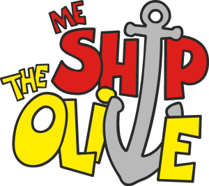Me Ship The Olive Logo Vector