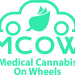 Medical Cannabis on Wheels Logo Vector