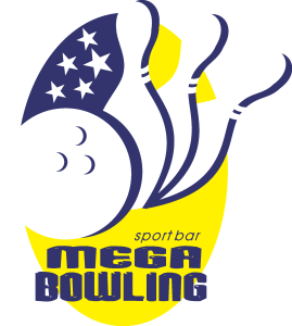 Mega Bowling Logo Vector