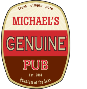 Michael’s Genuine Pub Logo Vector