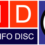 Music Info Disc Logo Vector