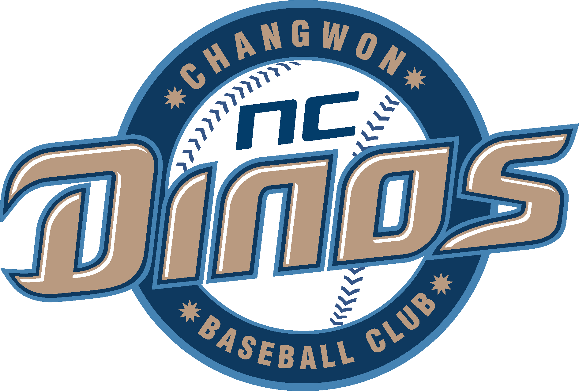 NC Dinos Old Emblem Logo Vector