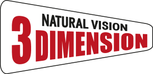 Natural Vision 3D Logo Vector