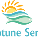 Neptune Service. Logo Vector