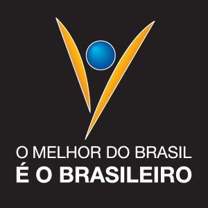 O melhor do Brasil e o brasileiro Logo Vector