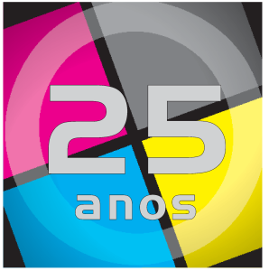 Paratodos 25 Anos   Selo Logo Vector