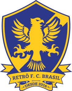 Retrô Futebol Clube Brasil Logo Vector