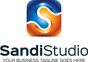 Sandi Studio Shape Design Logo Vector