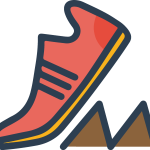 Scarpe Running Logo Vector