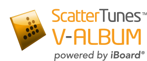 ScatterTunes V Album Logo Vector