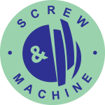 Screw e Machine Logo Vector