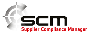 Supplier Compliance Manager (SCM) Logo Vector