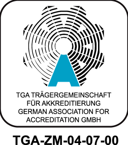 TGA TRAGERGEMEINSCHAFT FÜR AKKREDITIERUNG GERMAN ASSOCIATION FOR ACCREDITATION GMBH Logo Vector