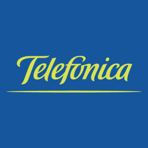 Telefonica simple Logo Vector