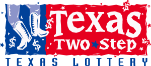 Texas Two Step by Texas Lottery Logo Vector