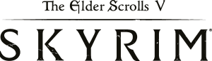 The Elder Scrolls V Skyrim Logo Vector