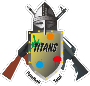Titans Paintball Logo Vector