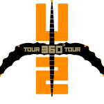 U2 360 Grad Logo Vector