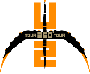U2 360 Grad Logo Vector