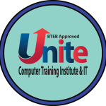 Unite Computer Training Institute & IT Logo Vector