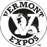 Vermont Expos black Logo Vector