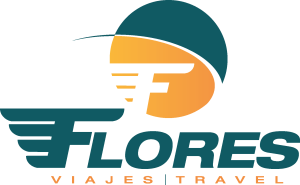 Viajes Flores Logo Vector