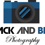 black and blue photography Logo Vector