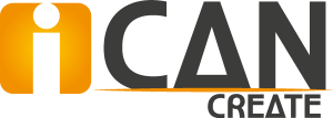 iCAN Create Logo Vector