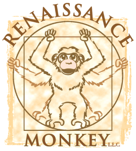 renaissance monkey Logo Vector