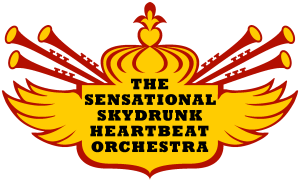 the sensational skydrunk heartbeat orchestra Logo Vector
