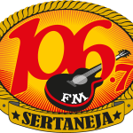 106.7 FM Sertaneja Logo Vector