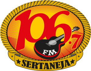 106.7 FM Sertaneja Logo Vector