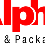 Alpha Print & Packaging Logo Vector