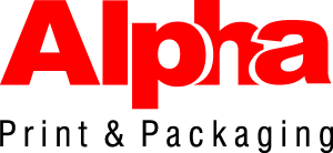 Alpha Print & Packaging Logo Vector