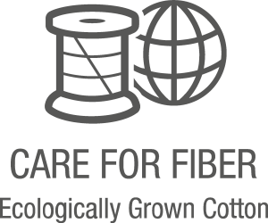 Care for Fiber Ecologically Grown Cotton Logo Vector