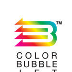 Color Bubble Jet Logo Vector