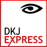 DKJ Express suprimentos Logo Vector