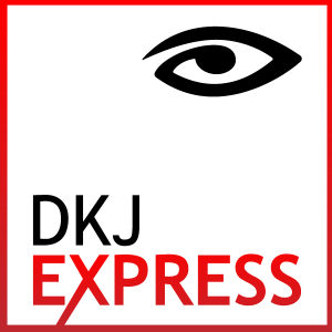 DKJ Express suprimentos Logo Vector