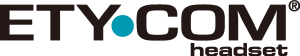 ETY COM Headset Logo Vector